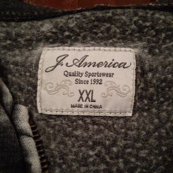 Missouri MU Tigers Distressed Grey Zippered and Hooded Lightweight Jacket - 2XL - Picture 3 of 10